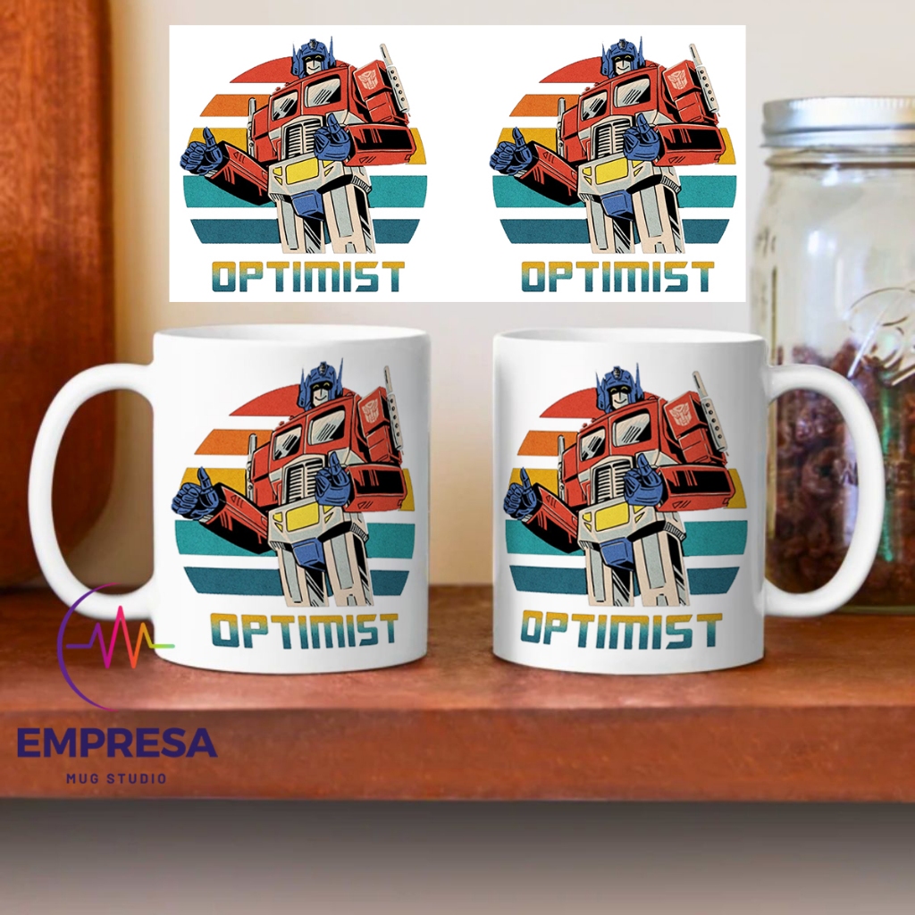 Optimus Prime Transformer Robot Silo Megatron Angry Vote Arcee Silo Ceramic Coffee Mug