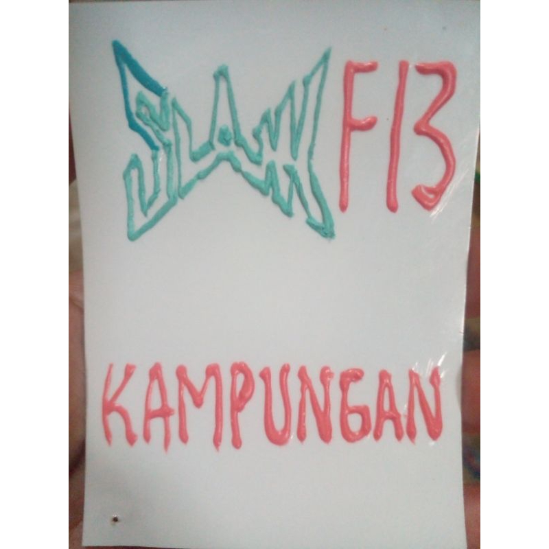 

British Sticker Timbul : Slank F13 KAMPUNGAN