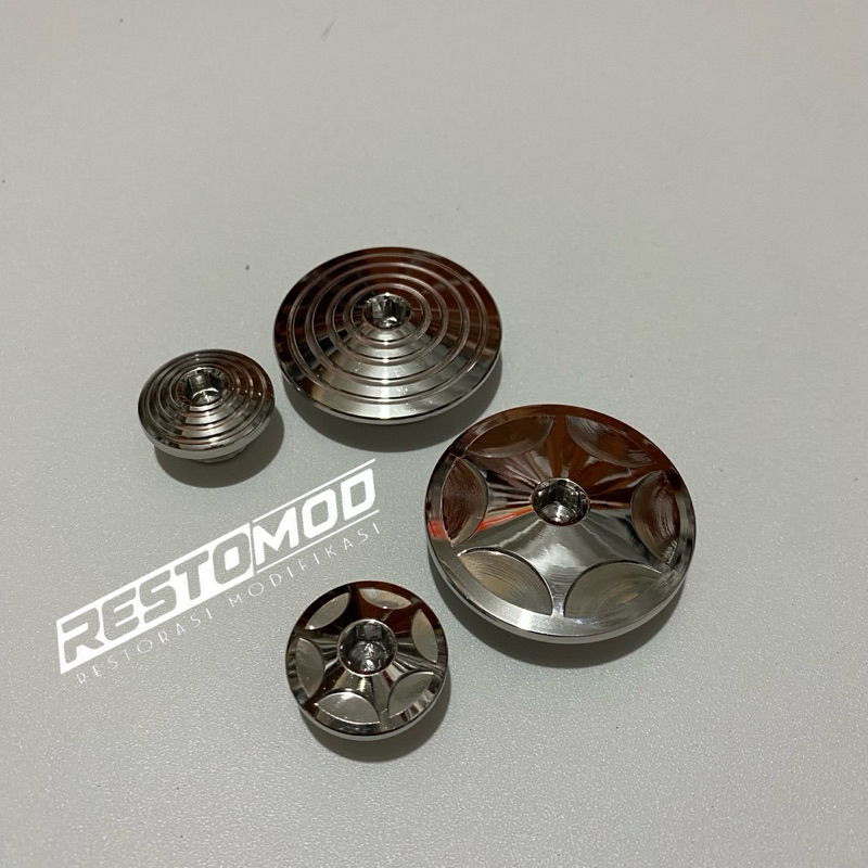 Koin bak cvt mio nouvo stainless tutup bak cvt tutup cvt mio koinan cvt mio tutup oli gardan mio set