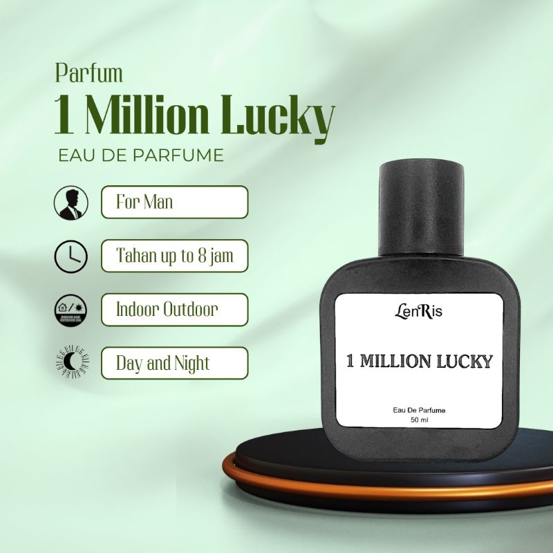 Parfum Pria Tahan Lama aroma 1 Million Lucky 50ml - Eau De Parfume