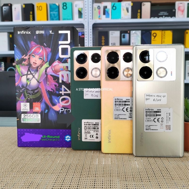 INFINIX NOTE 40 PRO 8/256 SECOND FULLSET