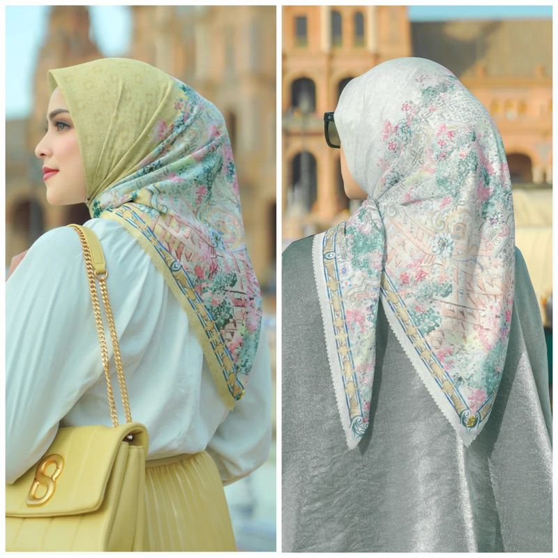 [NEW] The Sevilla Square (Amarilla & Blanco) by Buttonscarves
