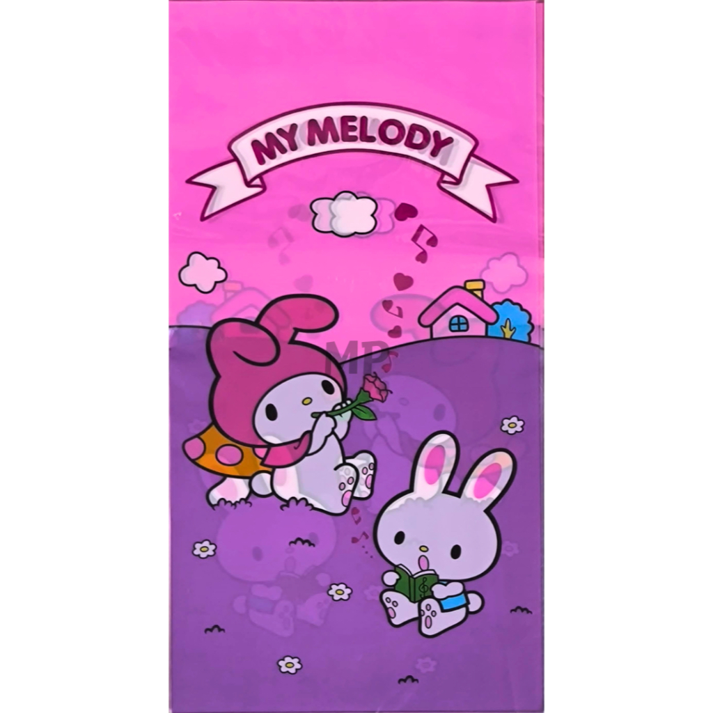 

Tas Plastik/ Tas OPP/ Tas kaca Melody ultah uk 18x35cm