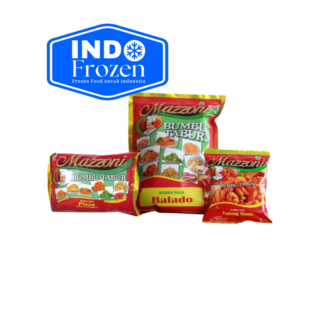 

MAZZONI BUMBU TABUR 100GR / BUMBU KENTANG GORENG - JAGUNG BAKAR