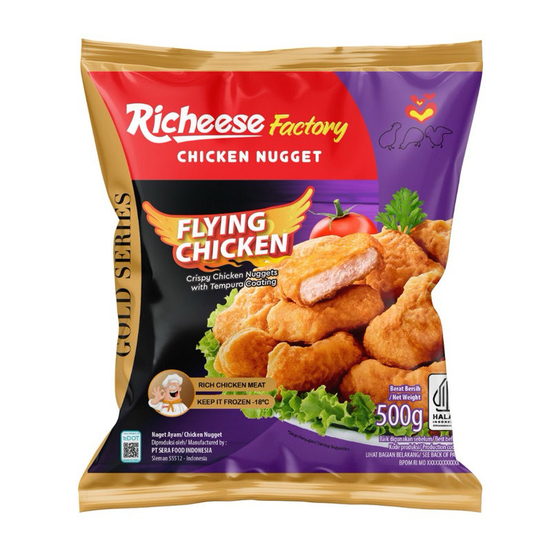

Richeese Nugget Flying Chicken 500gr