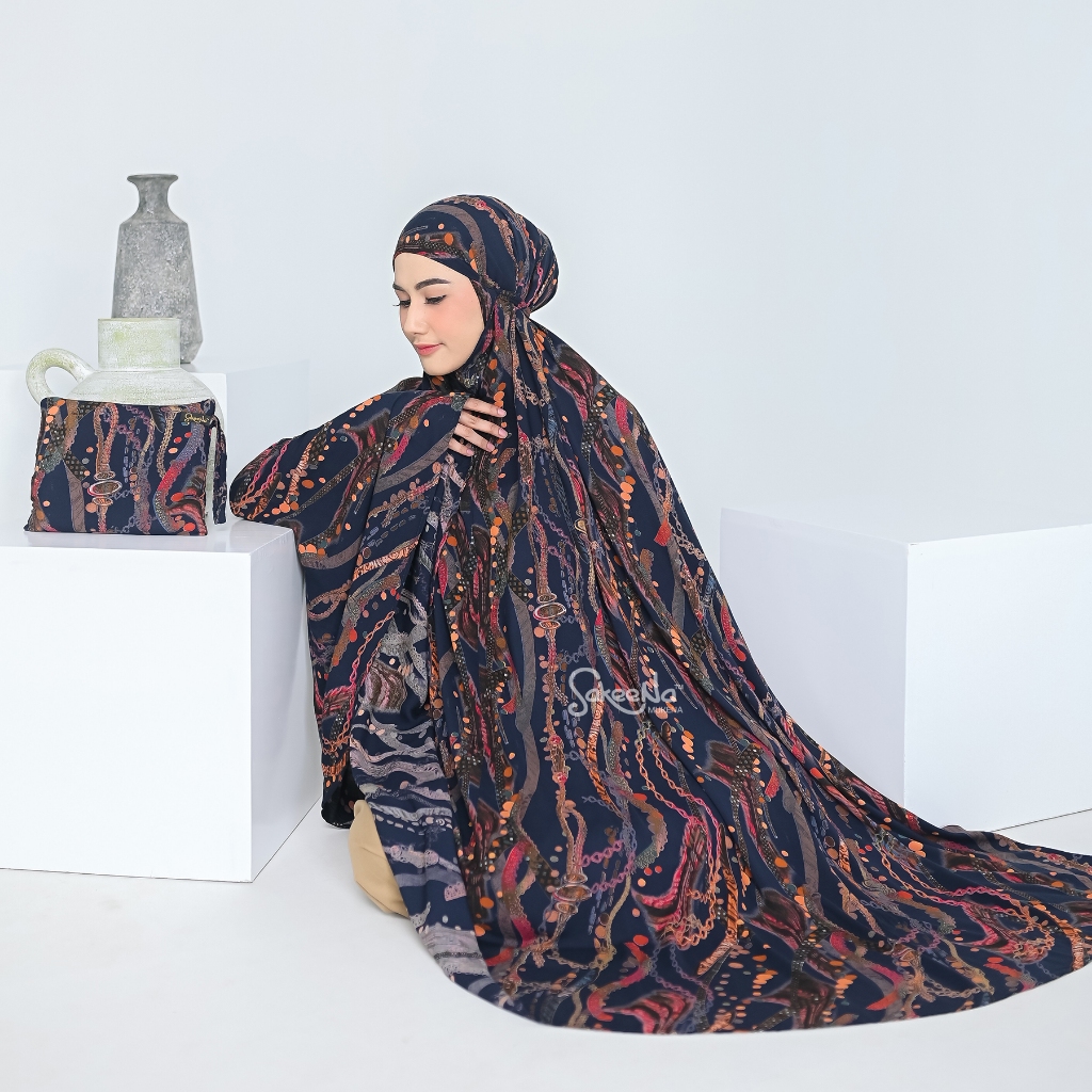 SAKEENA Mukena Dewasa Motif Chain Viscose Premium
