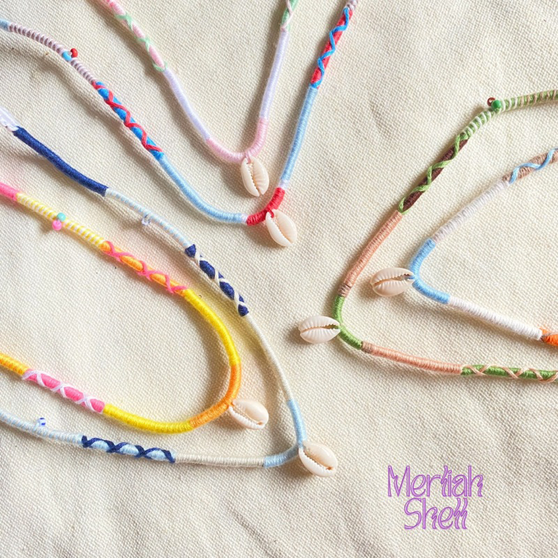 Merliah Shell - Vol. 2 Island Girl Necklace | Ethnic Choker Necklace | Seashell Necklace | Friendshi