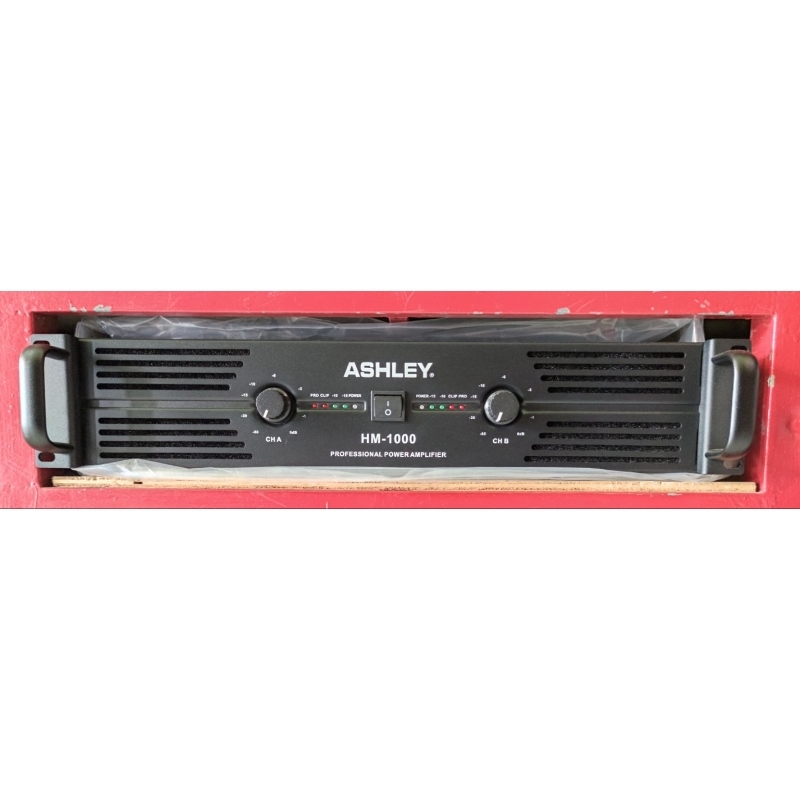 Power Ashley HM - 1000 / Power Amplifier 2 channel Ashley