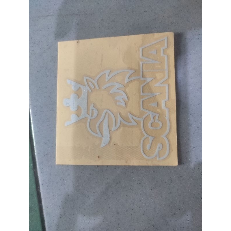 

stiker scania griffin putih