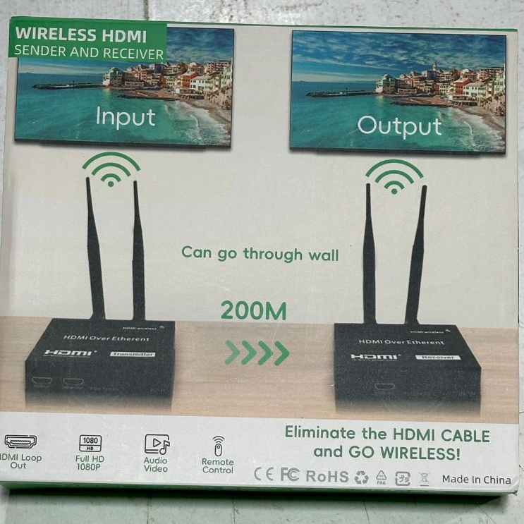 HDMI Wireless extender 200m AV sender wireless video HDMI transmitter dan receiver 1080P