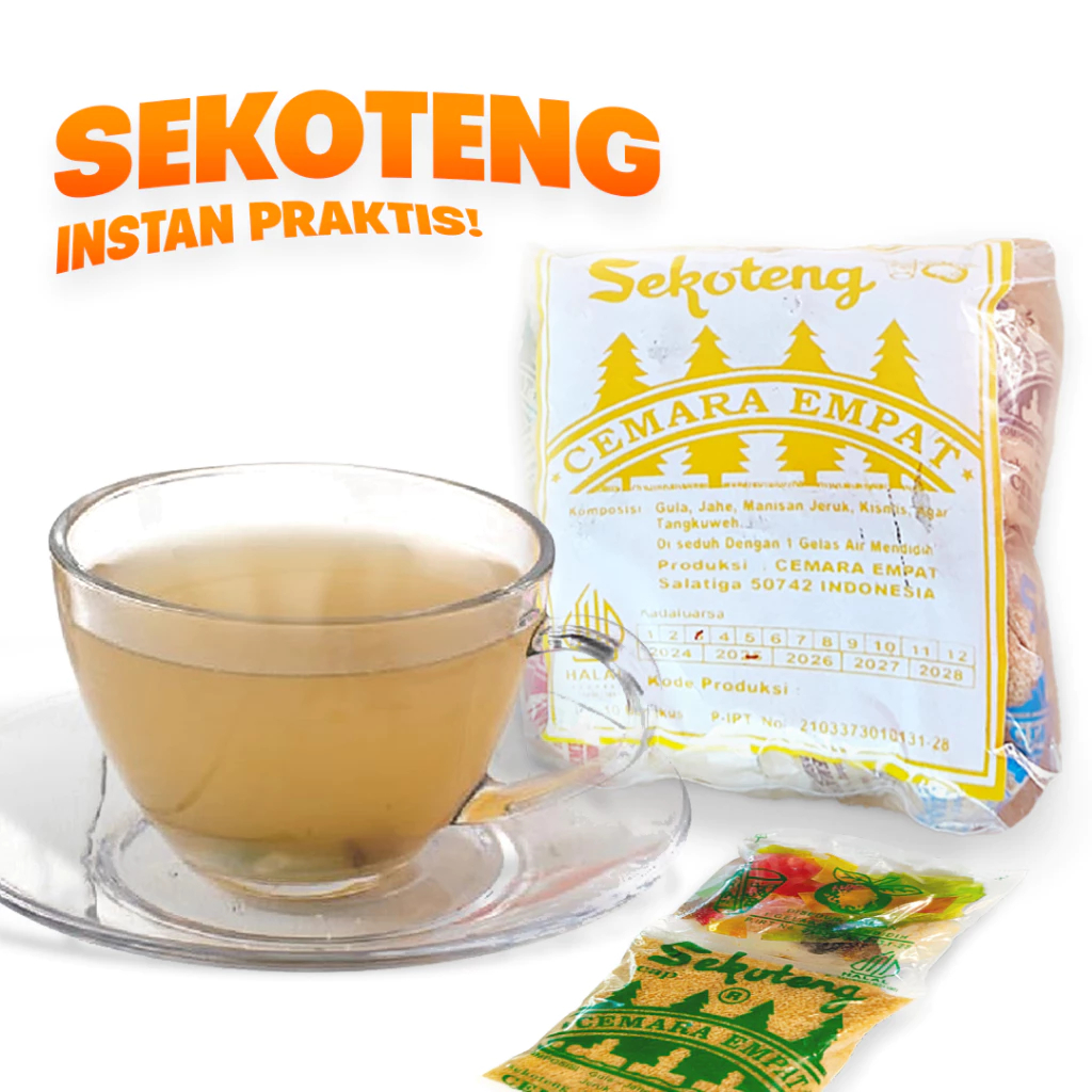 Sekoteng Instan Cap Cemara Empat - khas Salatiga 10 Pcs