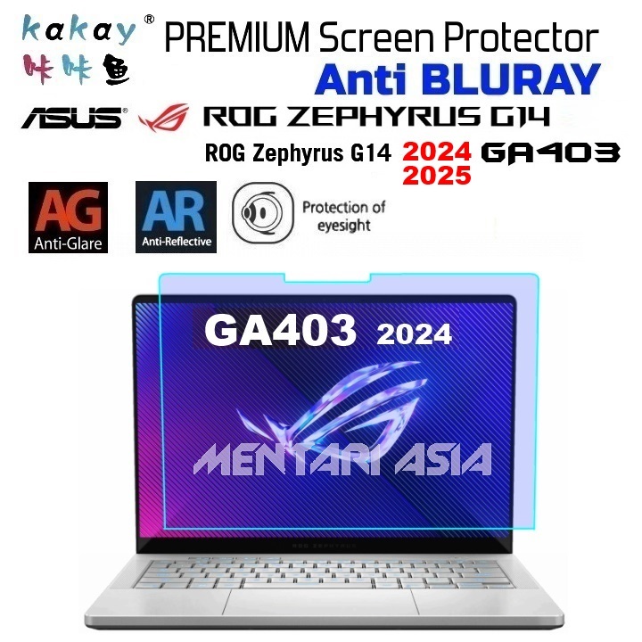 Screen Protector ASUS Zephyrus G14 GA403 2024 2025 - KAKAY ANTI BLURAY Eye Protection