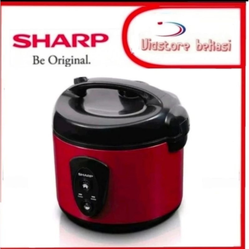 MAGIC COM Sharp 1,8Liter  KSN 18MGRD(MERAH) Magic Com / Rice Cooker Sharp KSN 18 MG -Kapasitas 1.8 l