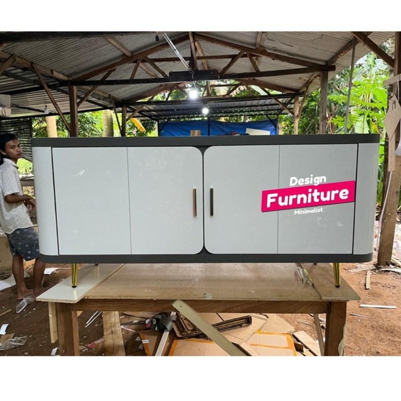 Meja Tv mewah HPL meja tv premium HPL meja tv modern