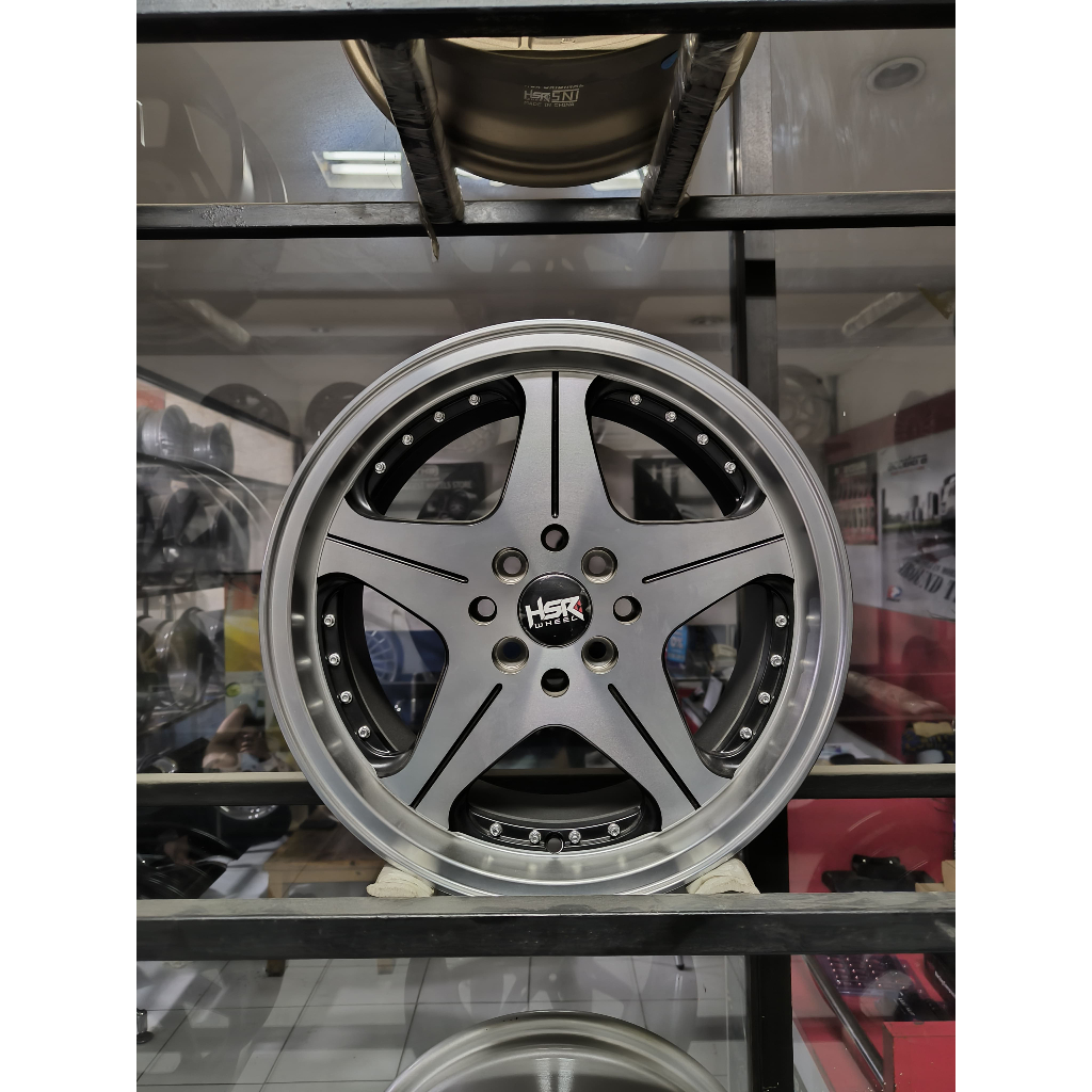 Paket Velg Celong R16 HSR Anambas + Ban Accelera 195 50 ring 16 phi r - 4x100 4x114.3