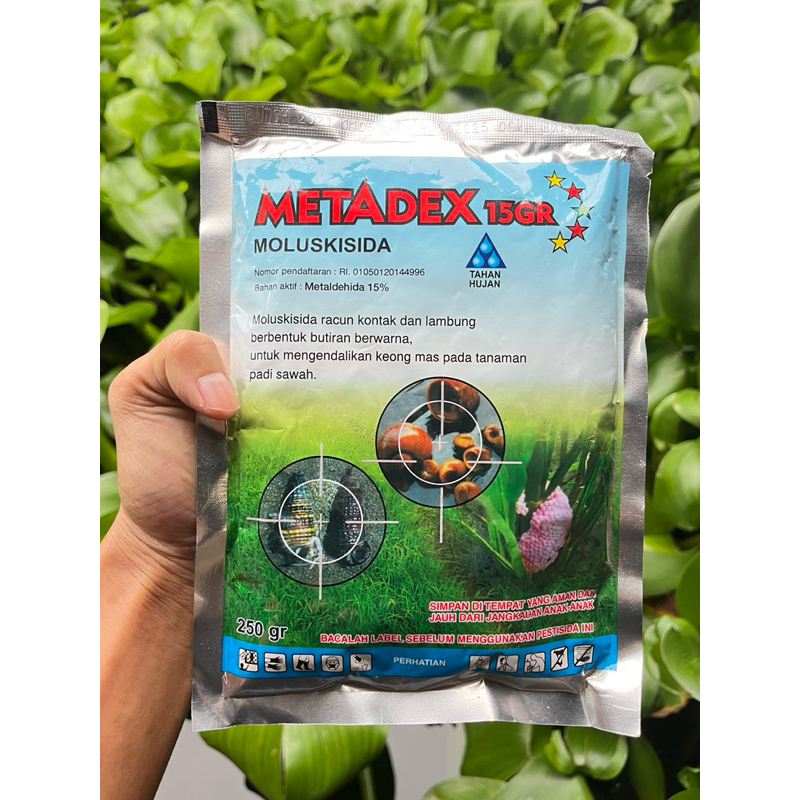 RACUN KEONG DAN SIPUT ( METADEX ) 15 GR KEMASAN 250 GRAM