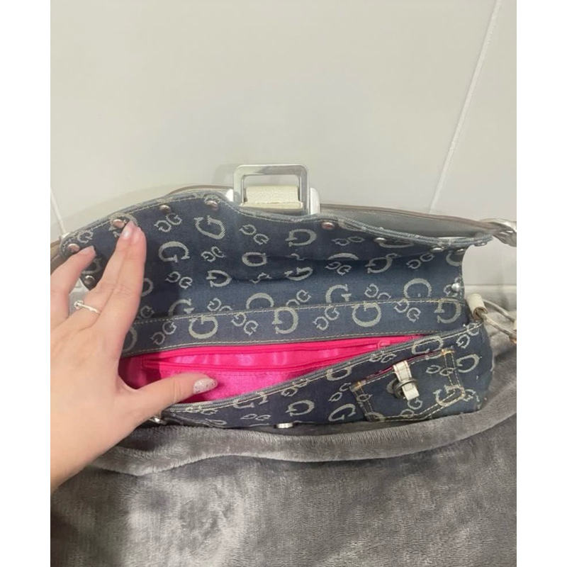 Preloved tas guess denim