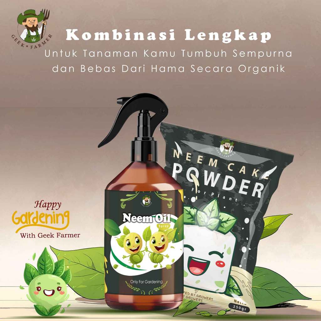 RB Neem Oil Spray 500ml Pestisida Organik Cair (Geek Farmer)