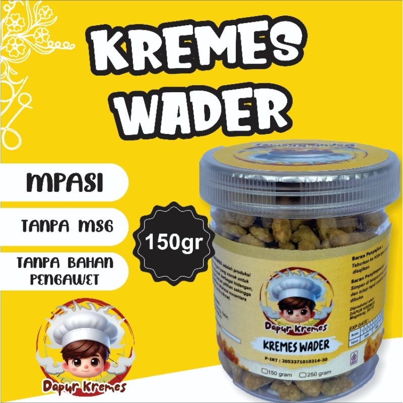 

Wader | Wader Goreng | Wader Kremes | Kremes Wader 150gr | MPASI | Dapur Kremes