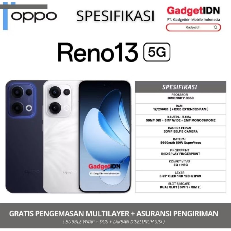 OPPO Reno13 5G  12/256 GB