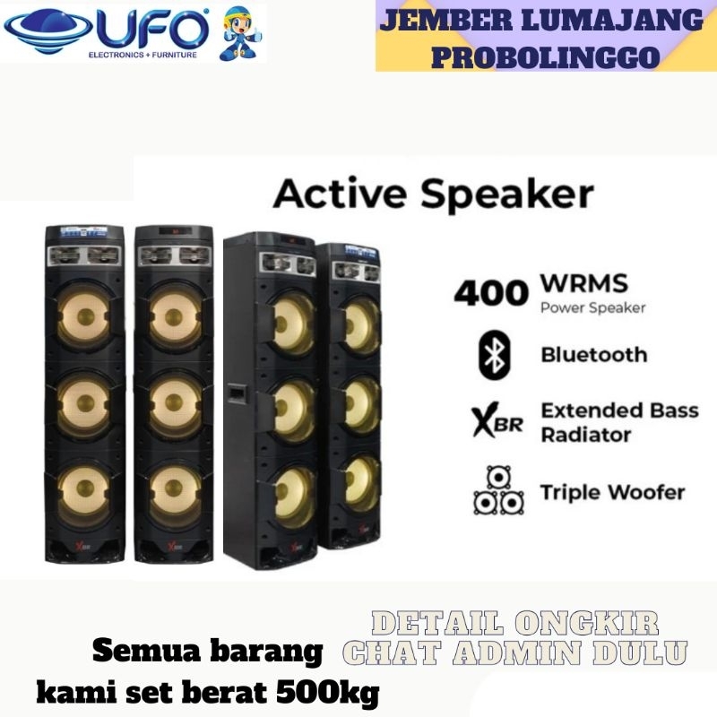 Speaker POLYTRON PAS10DF38 AUDIO SPEAKER AKTIF 10 INCH