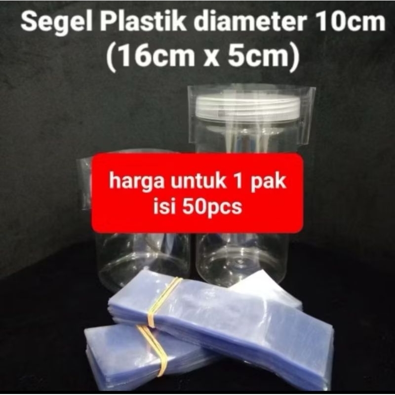 [isi 50pcs] Plastik Segel Tutup Toples diameter 10cm