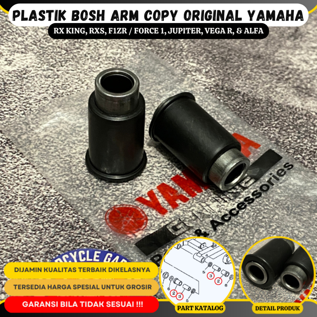 Bosh Boshing Capit udang Swing Arm Motor Yamaha RX KING RXK F1ZR FORCE 1 JUPITER VEGA R ALFA LOKAL P