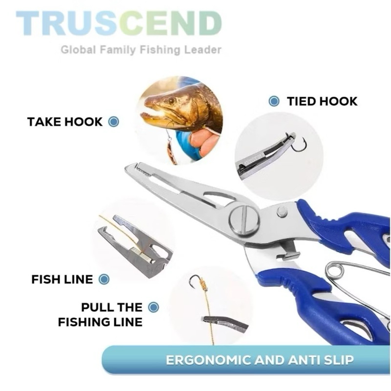 tang pancing tang split ring / gunting pancing