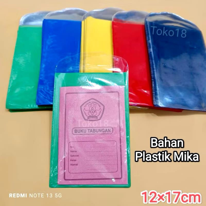 

Sampul Plastik Buku tabungan 10 Pcs / Sampul Iuran Spp