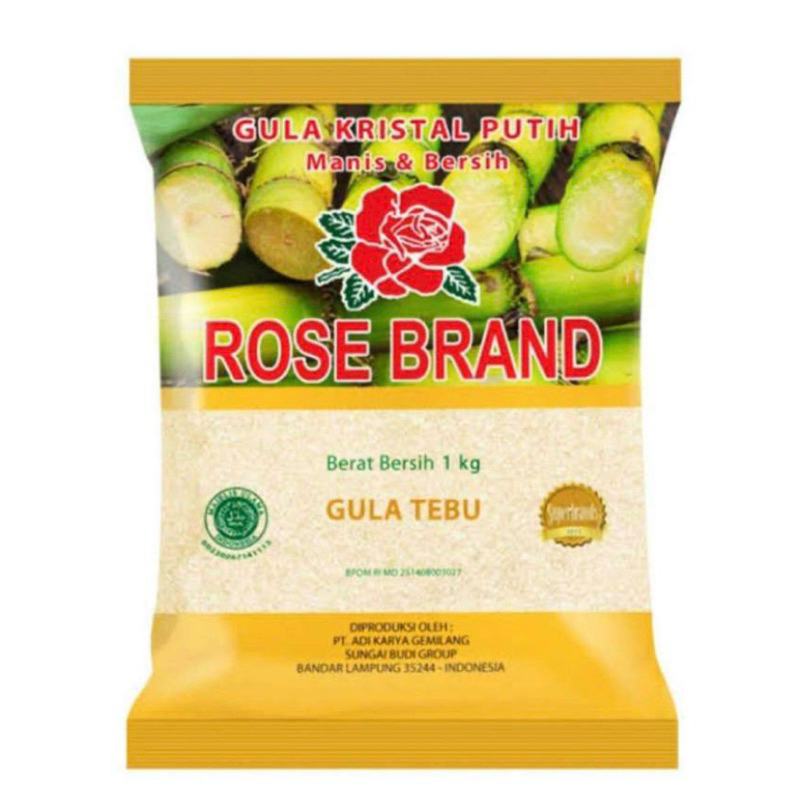 

❤️SELBY❤️ 1Kg Gula ROSE BRAND (Kuning)