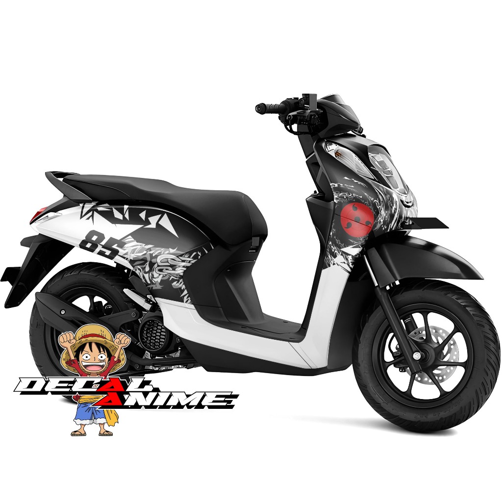 Stiker Decal Genio Full Body Sticker Genio Full Skotlet Variasi Anime - Naruto Sharinghan