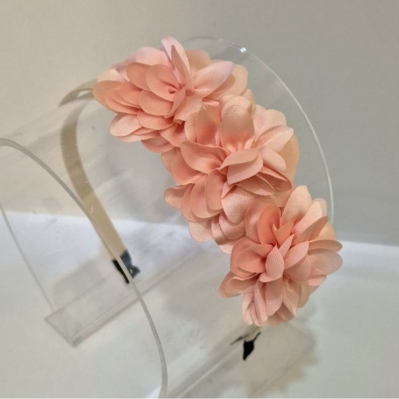Bando Bunga Bando Anak Flower Crown Mahkota Bunga/ bando bunga pink/ bando bunga cokelat/ bando bung