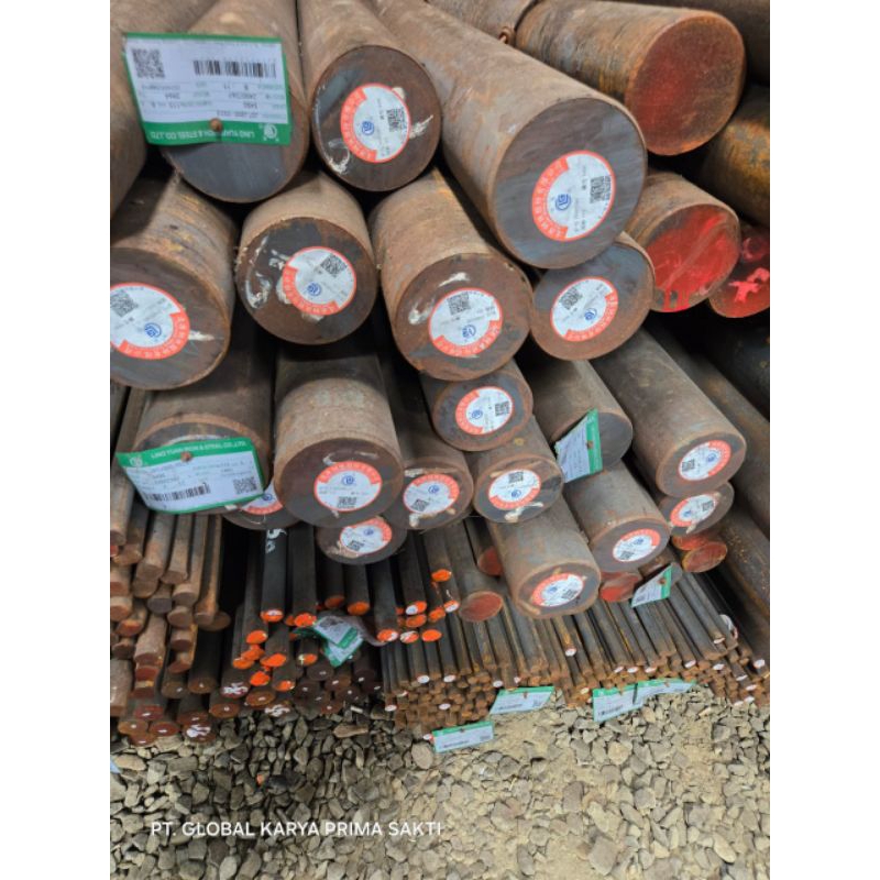 Besi As S45C Diameter 180 x Panjang 6 Meter