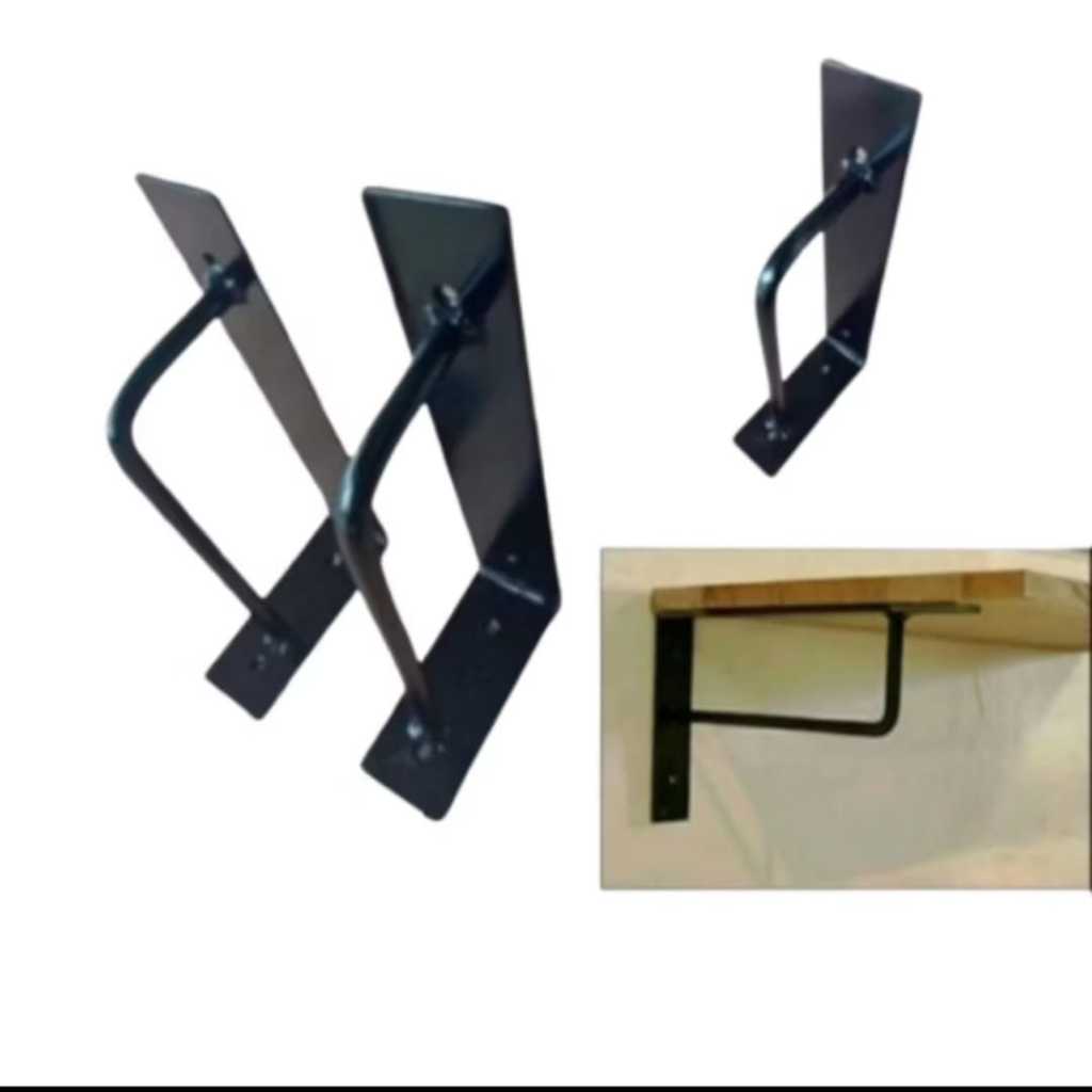 Rak Besi Siku Ambalan Tempel Rack Dinding Besi Tebal Besi Siku Siku Besi Rak Dinding Rak Sudut Ambal