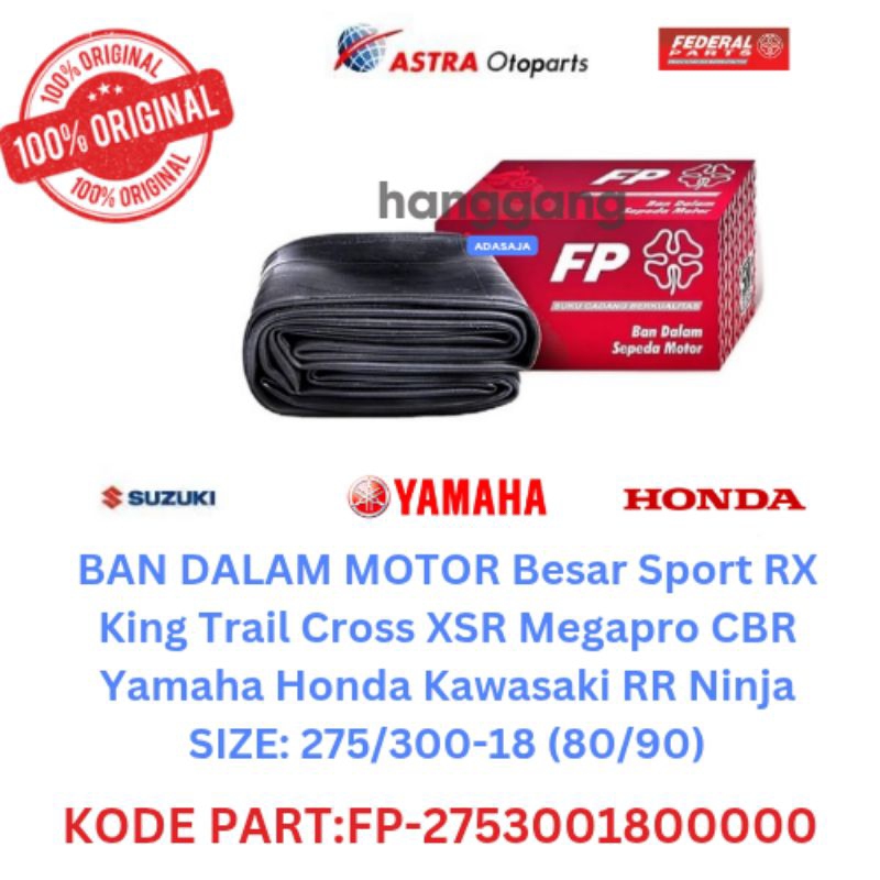 Ban Dalam Semua Merk Motor Besar Sport RX King Trail Cross XSR Megapro CBR Yamaha Honda Kawasaki RR 