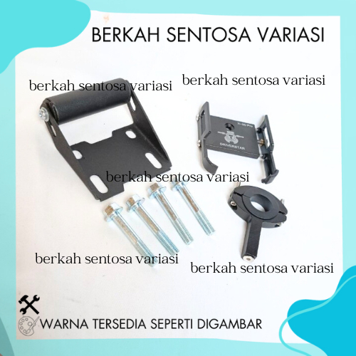 PAKET HOLDER HP BREKET BRACKET GPS HOLDER HP MOTOR PCX 150 PCX 160 COVER STANG HOLDER LOGAM