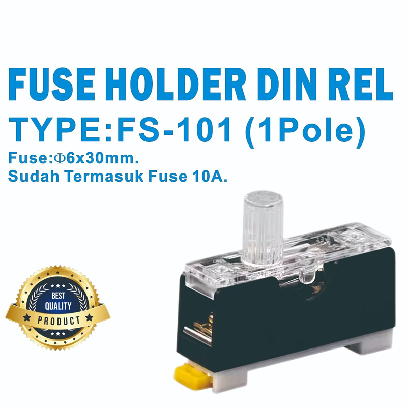 Fuse Kubur/Fuse Holder Din Rel FS-101 1Pole 1phase din rail