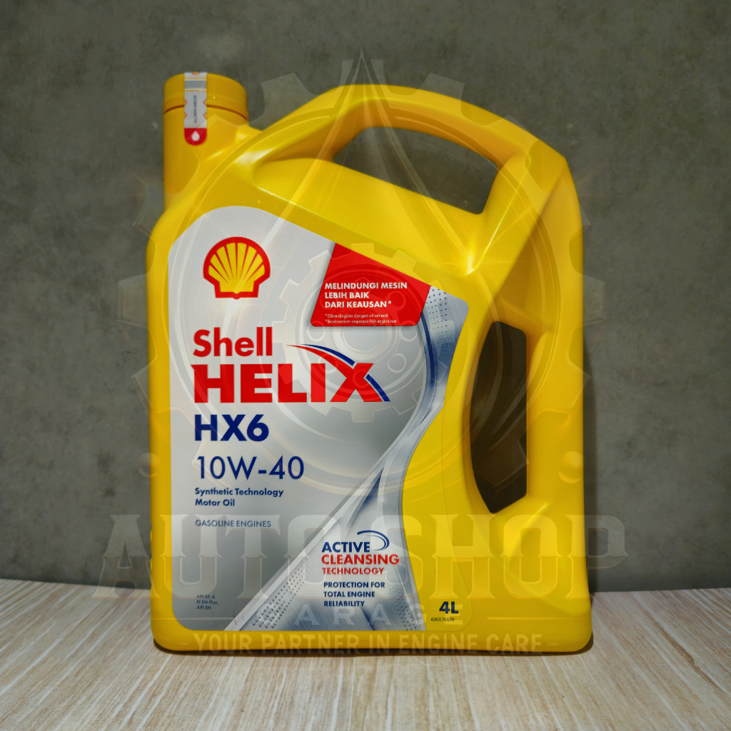 Shell Helix HX6 10w-40 4 Liter/1 Galon - Oli Mobil