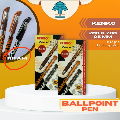 

KENKO BOLPOINT PEN ZOO N ZOO 0,5 MM 12 pcs