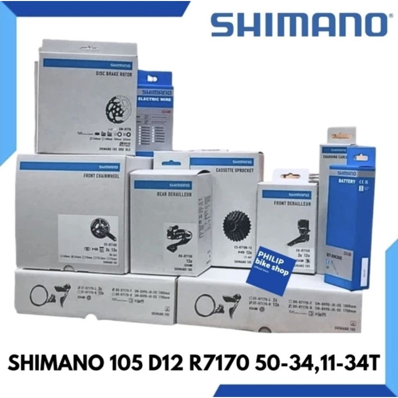 Shimano 105 R7170 Di2 12 Speed Rem Hydraulic Groupset Roadbike Shimano Original New