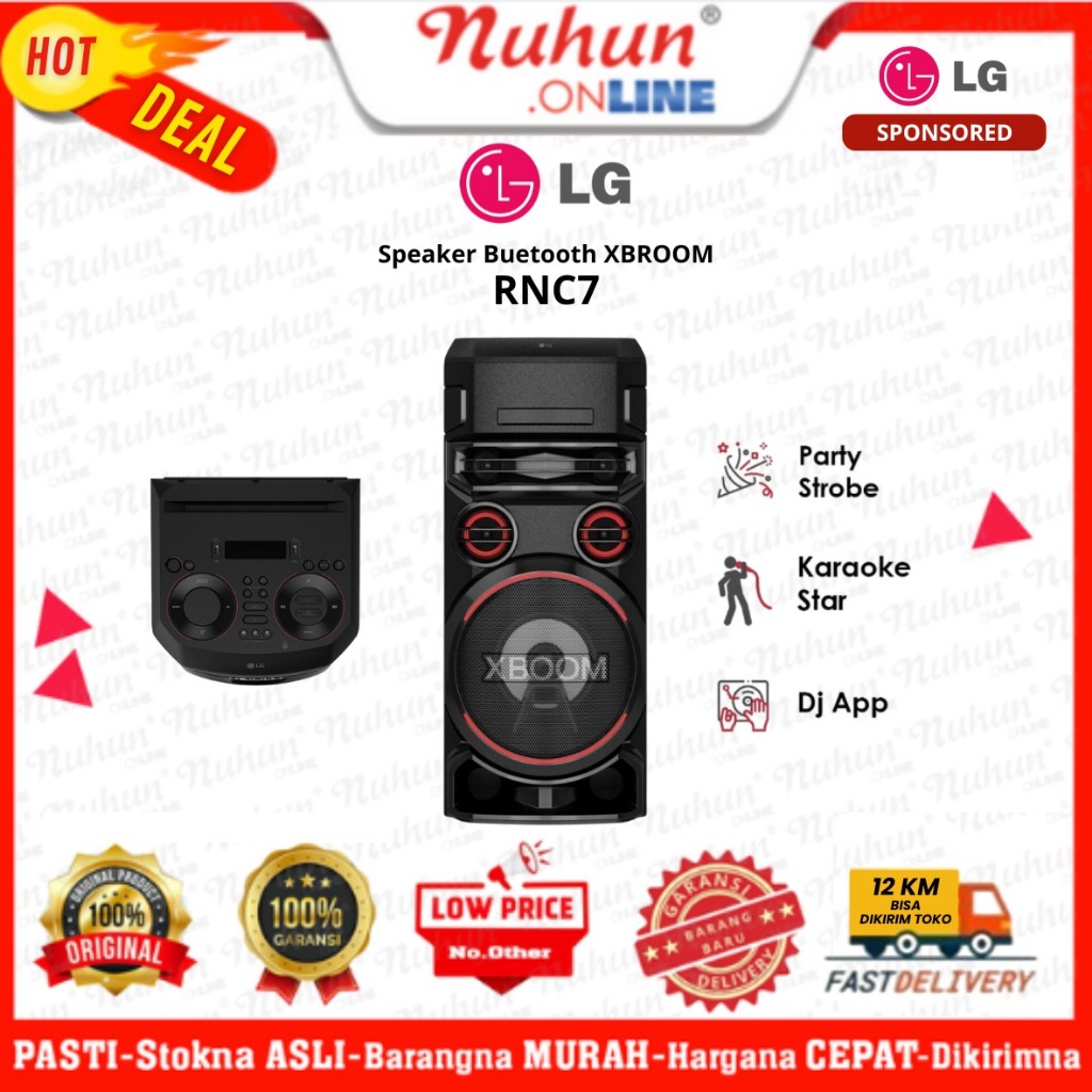 LG Speaker Bluetooth Party XBOOM RNC7