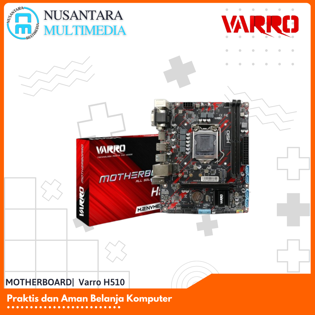 MOTHERBOARD VARRO H510 LGA 1200 DDR4