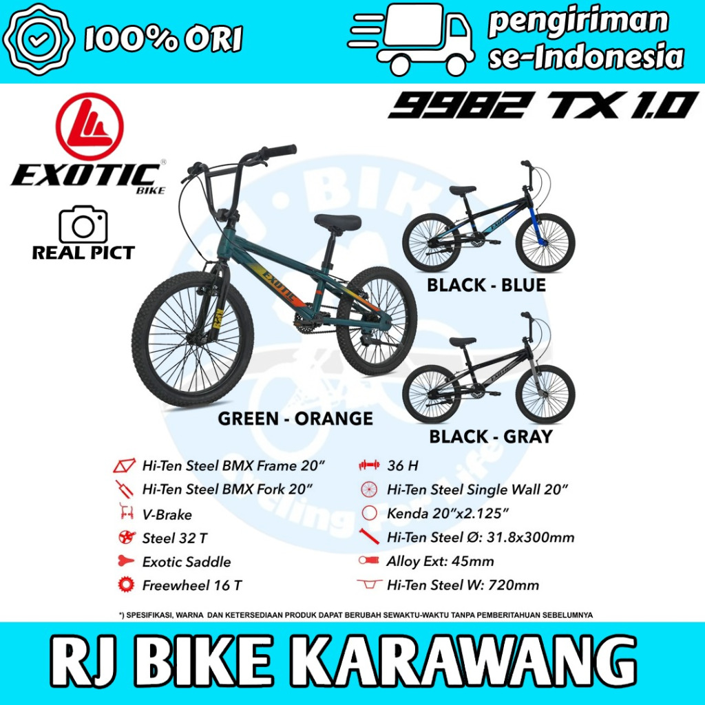 Sepeda BMX Exotic 20inch ET 9982 TX 1.0