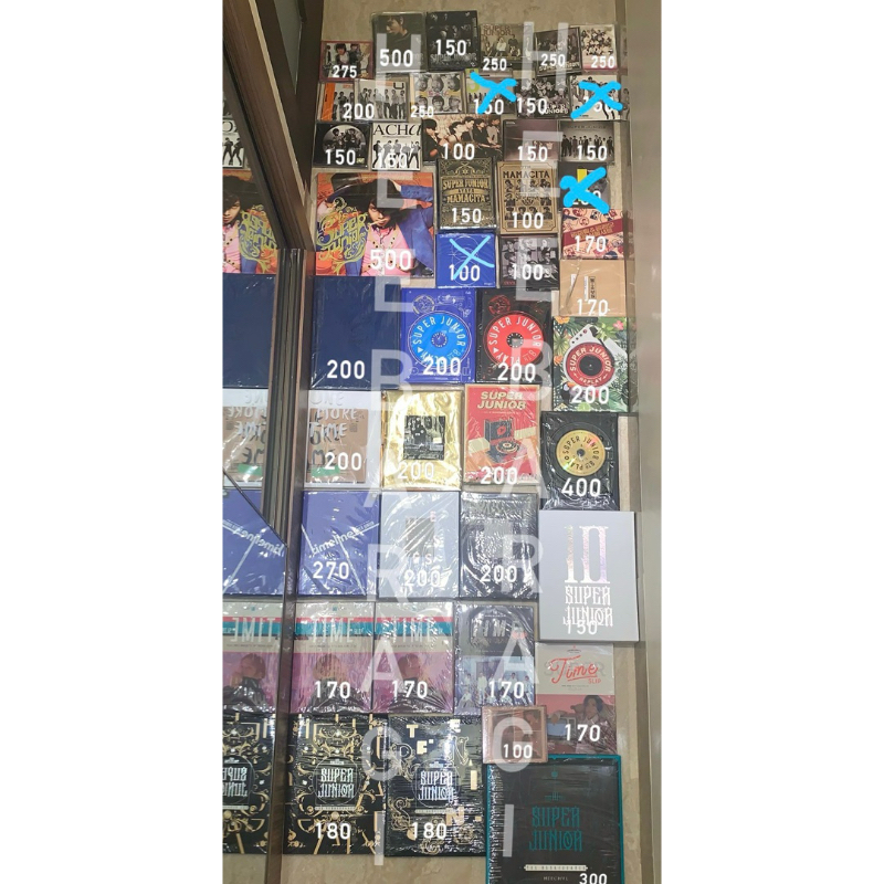 WTS Preloved Super Junior Goods Leeteuk Heechul Yesung Shindong Eunhyuk Donghae Siwon Ryeowook Kyuhy