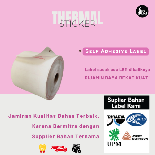

klm Label Thermal 100x150 mm Stiker Video Unboxing Resi Pengiriman A6 Isi 250 PCS