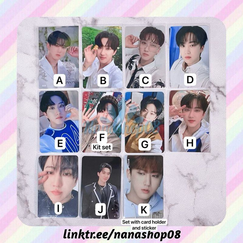 (Part 1) Photocard Stray Kids Changbin Sticker Lottery Noeasy Nacific Pilot