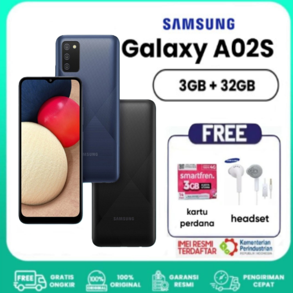 Samsung Galaxy A02s 4GB/64GB 4/64 A 02S 3/32GB 3/32 A02S SEIN