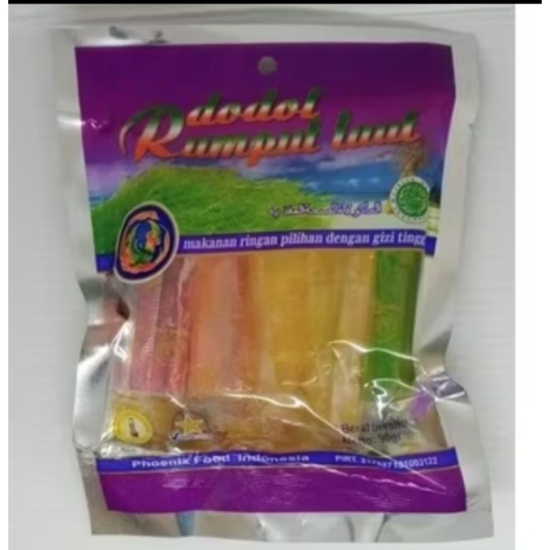 

Dodol Rumput Laut khas lombok Kinjo Jelly Phoenix food 90 gram Ready