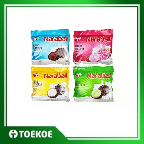 

TOEKOE Naraya Naraball Wafer Ball Original/ Strawberry/ Coklat 300gr