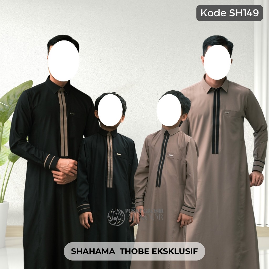Jubah Pria | Gamis Pria | Shahama Thobe Eksklusif 149 | Pusat Grosir Al Noor